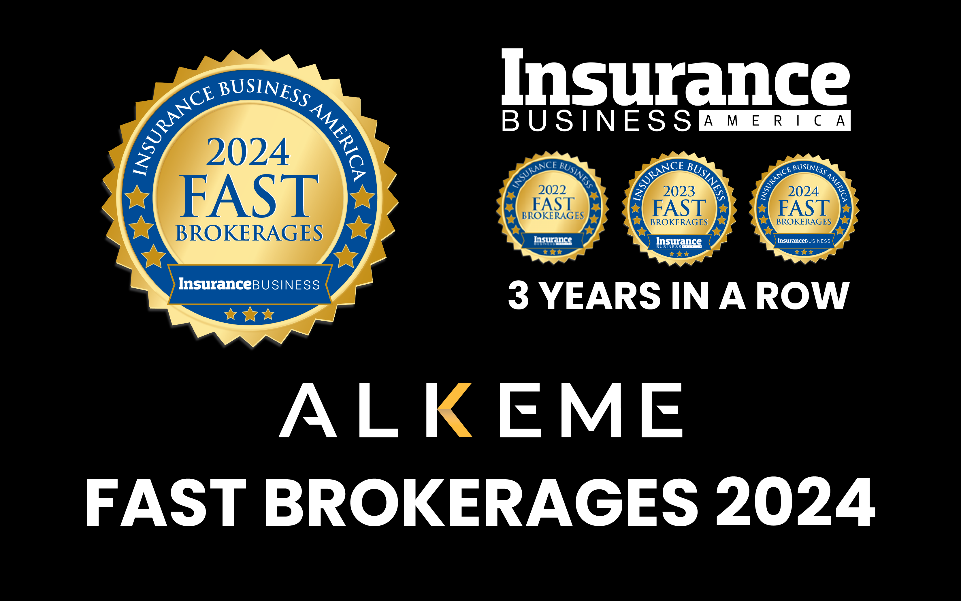 ALKEME Insurance earns the 2024 Fast Brokerages award from Insurance Business America